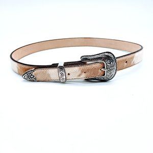 San Juan Creek pony calf hair cream tan size med